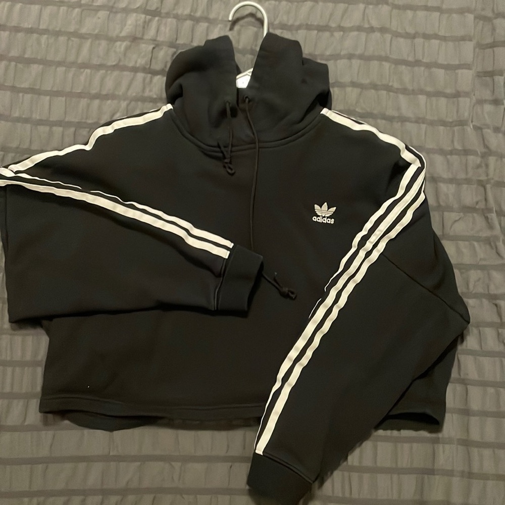 Women’s cropped adidas hoodie